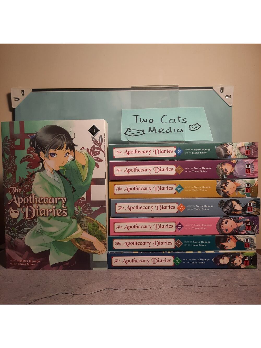 📚 The Apothecary Diaries Vol. 1-8 Official English Light Novel Bundle